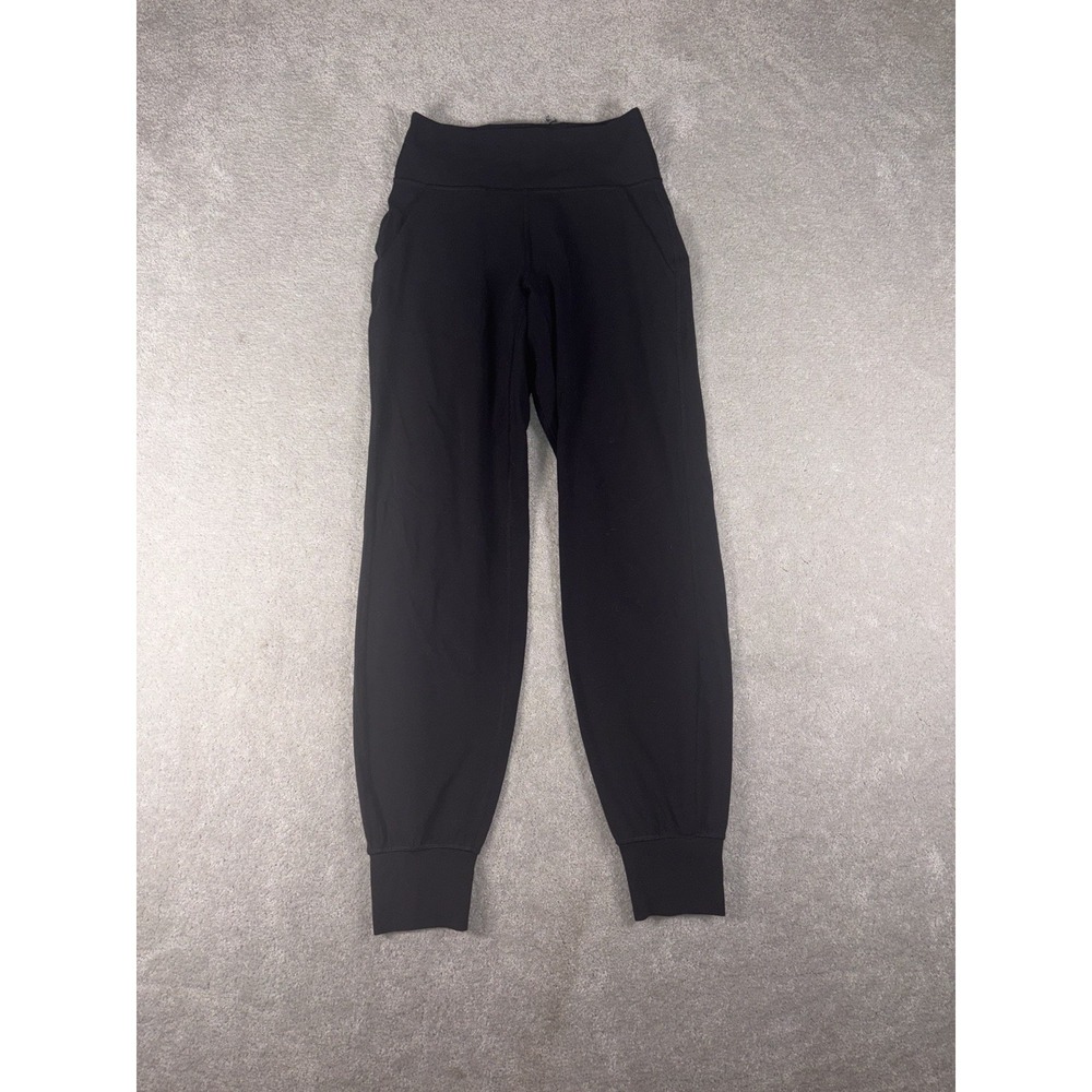 Lululemon Align Jogger 28" Womens 4 Black Pockets Running Activewear Gym LW5DH6S